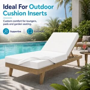 FOAM CRAFTER High Density Upholstery White Foam Sheet - Image 7