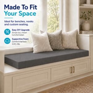 FOAM CRAFTER High Density Upholstery Black Foam Sheet - Image 9