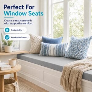 High Density Firm Upholstery Foam Sheet – 20cm Thick (25–47.5 x 25–50cm) - Image 9