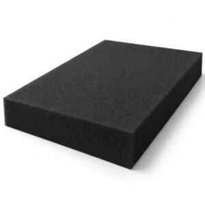 FOAM CRAFTER High Density Black Firm Foam Sheet, Black - Image 1