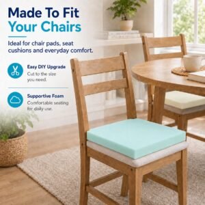 FOAM CRAFTER High Density Upholstery Blue Foam Sheet - Image 4