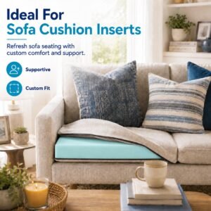 FOAM CRAFTER High Density Upholstery Blue Foam Sheet - Image 8